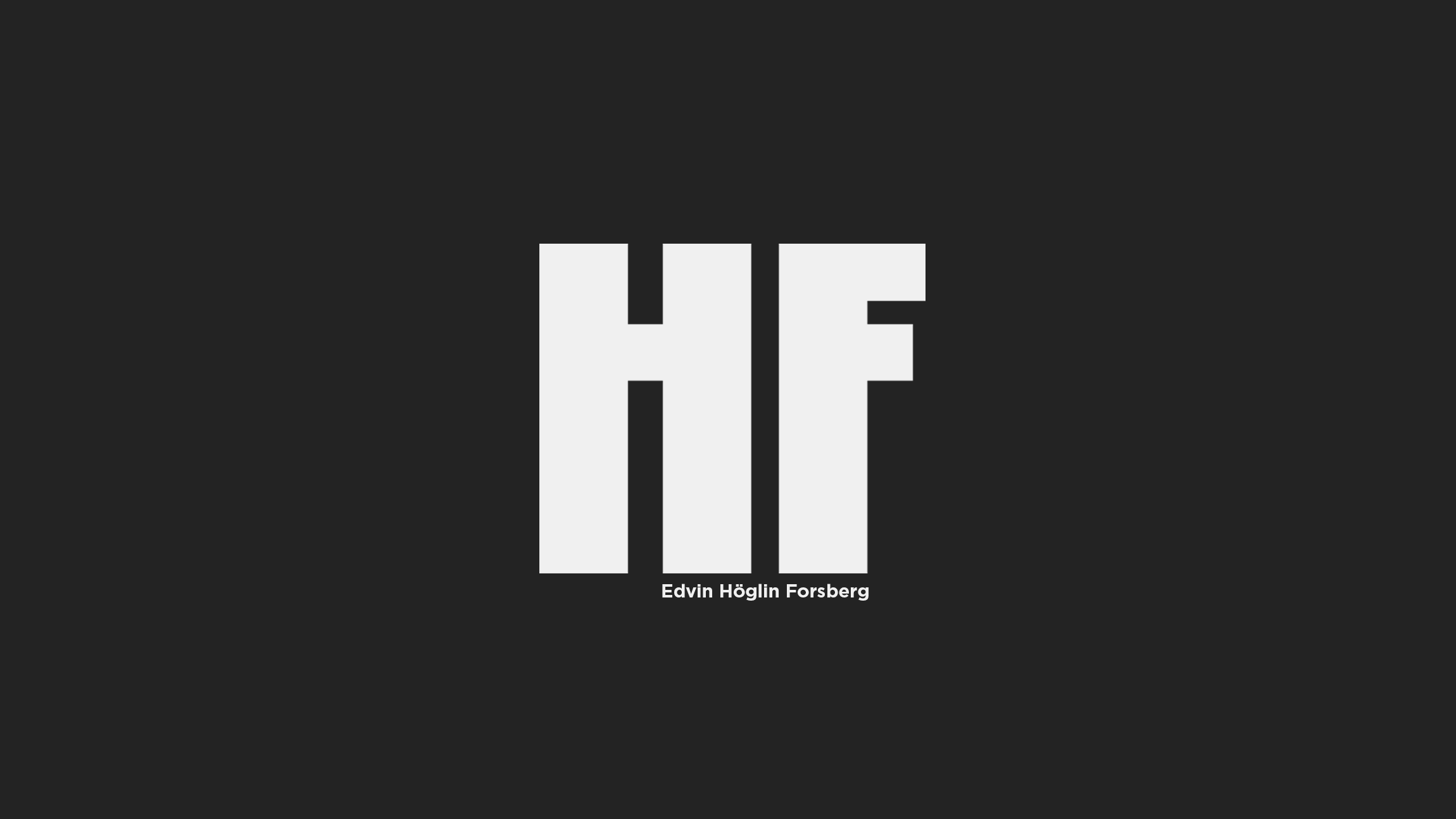 Hf logo and type